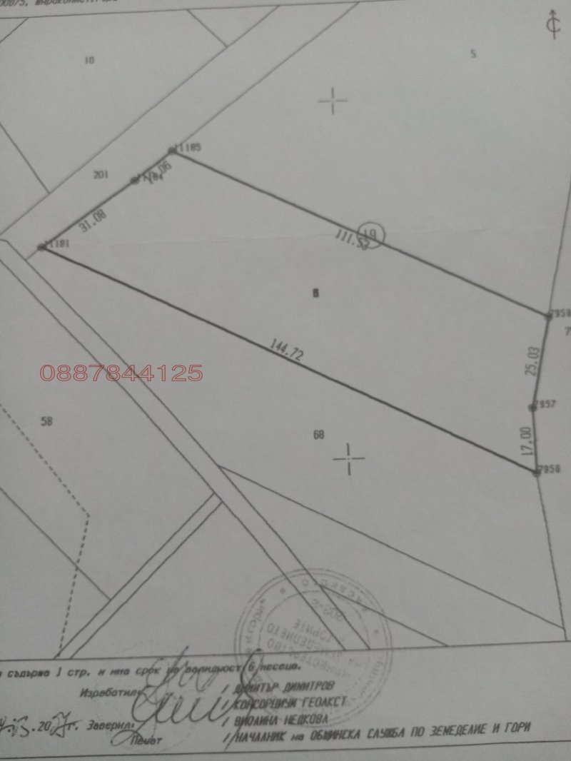 Продава ЗЕМЕДЕЛСКА ЗЕМЯ, с. Кичево, област Варна
