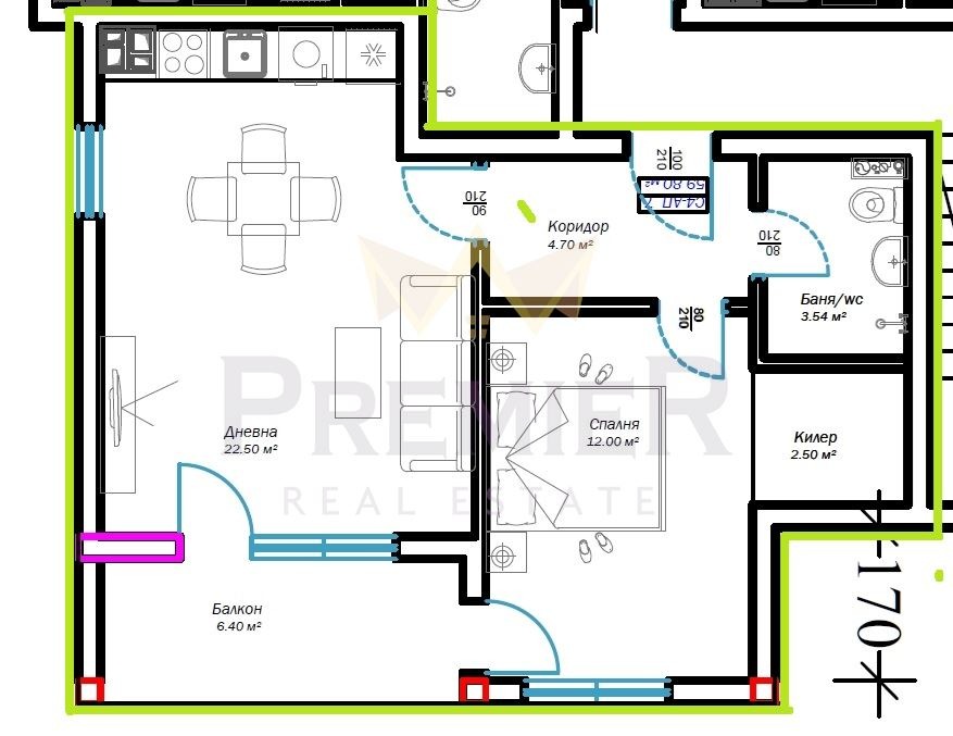 Продава 2-СТАЕН, гр. Варна, Възраждане 3, снимка 2 - Апартаменти - 53912884