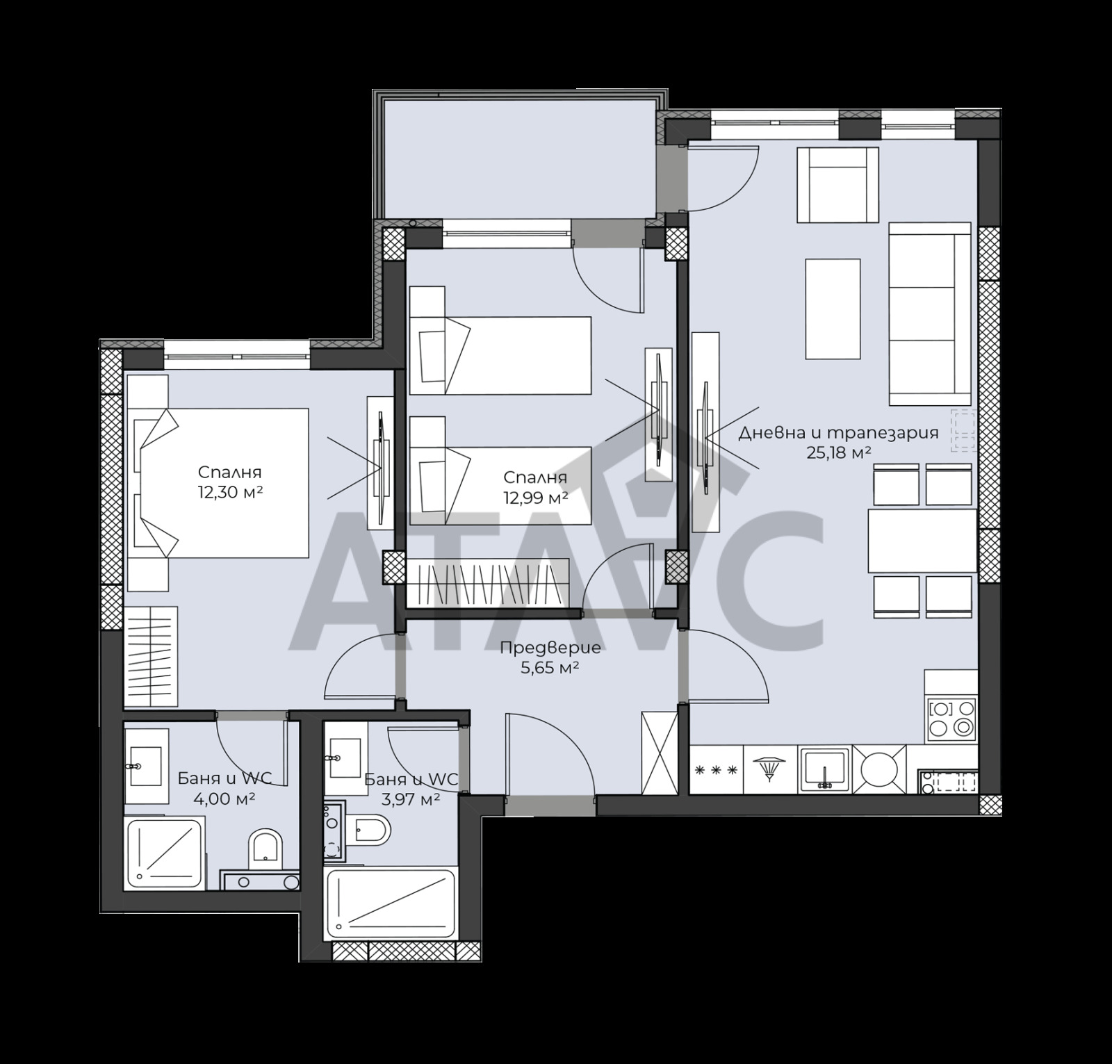 Продава 3-СТАЕН, гр. Пловдив, Христо Смирненски, снимка 2 - Апартаменти - 48597021