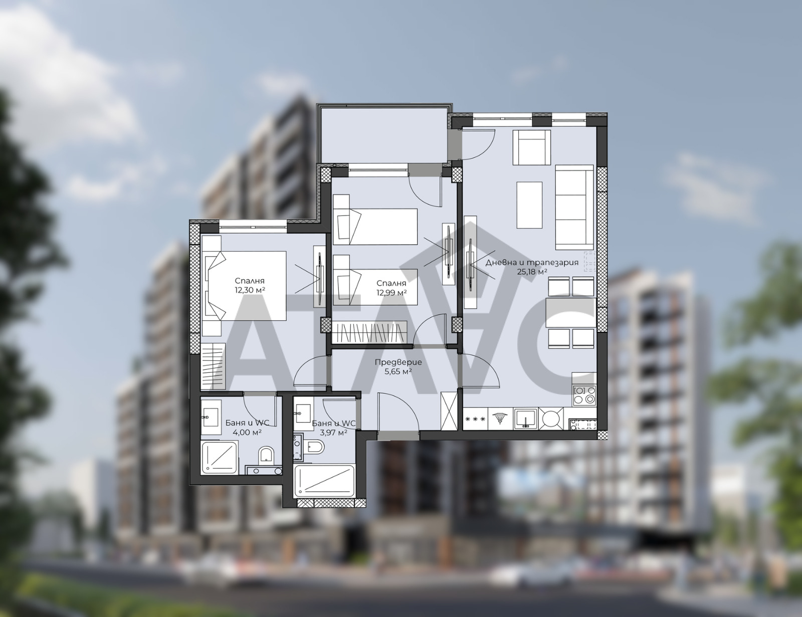 Продава 3-СТАЕН, гр. Пловдив, Христо Смирненски