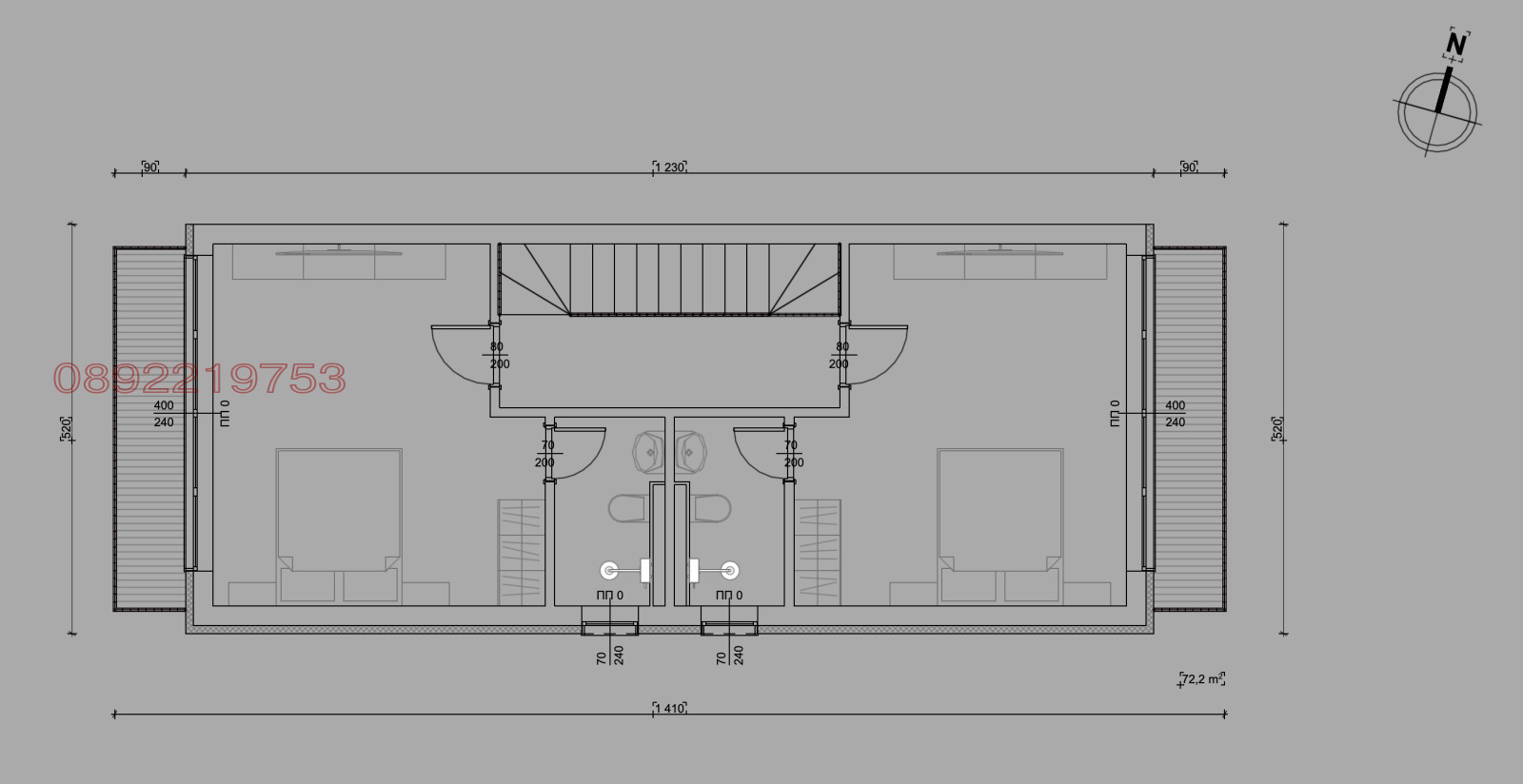 Продава КЪЩА, с. Черни връх, област Бургас, снимка 5 - Къщи - 54058560