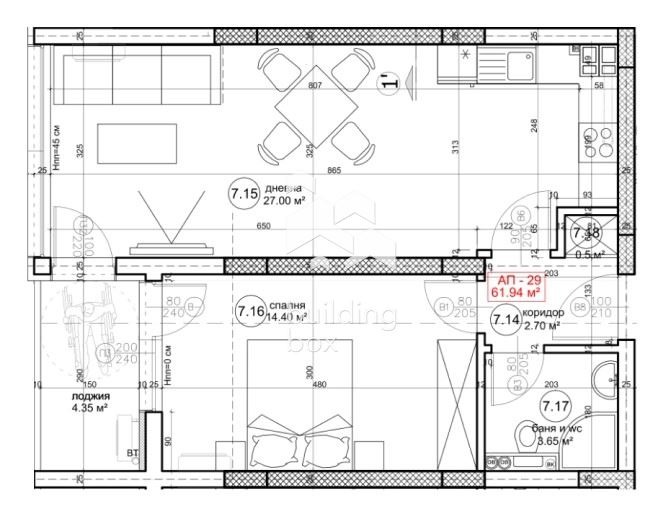 Продается  1 спальня Варна , Възраждане 4 , 76 кв.м | 92785062 - изображение [2]
