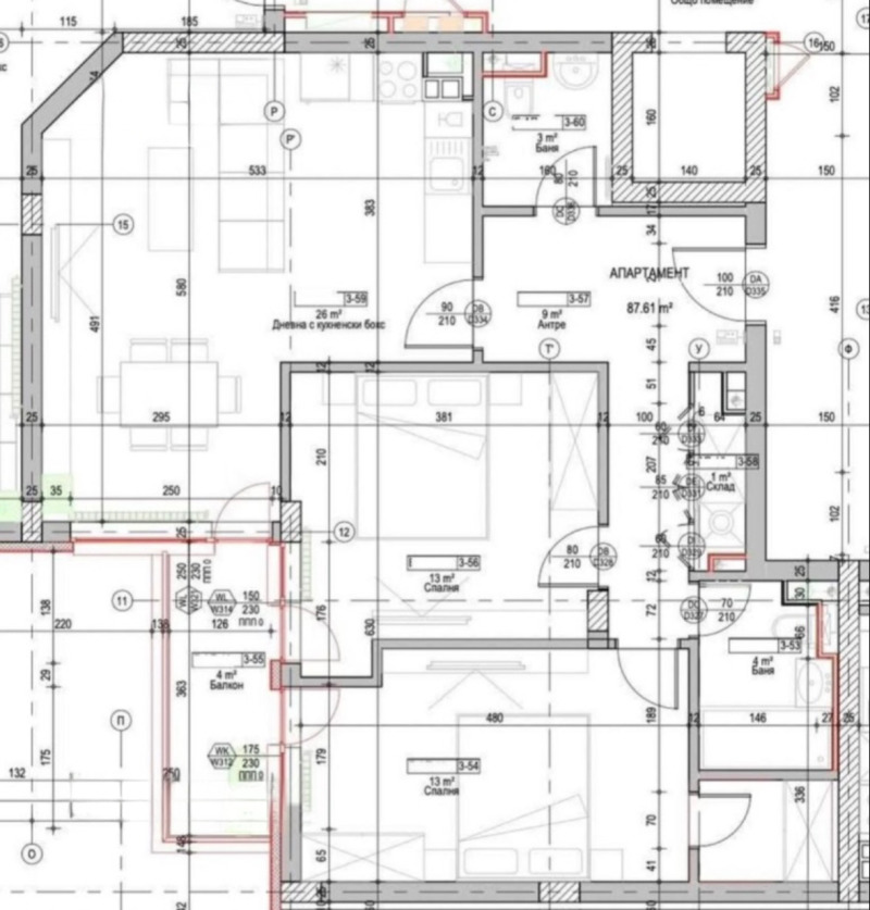 Продава 3-СТАЕН, гр. София, Кръстова вада, снимка 2 - Aпартаменти - 49262530