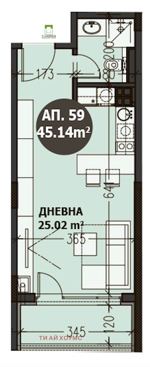 На продаж  Студія София , Малинова долина , 51 кв.м | 55572795 - зображення [7]