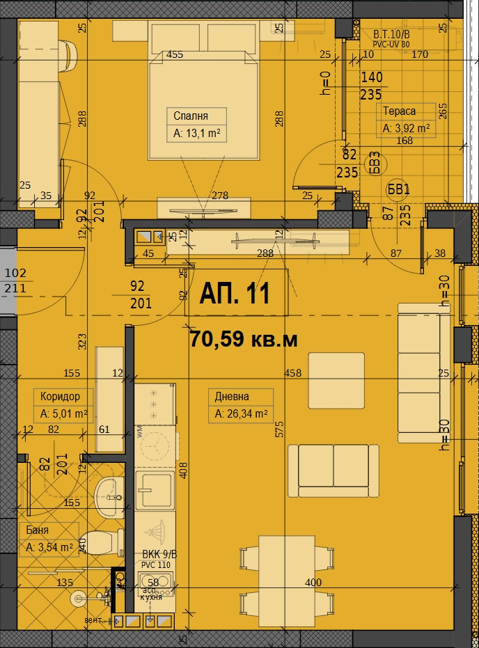 Продава 2-СТАЕН, гр. Асеновград, област Пловдив, снимка 2 - Aпартаменти - 48193544