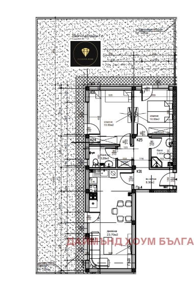 Myytävänä  2 makuuhuonetta Plovdiv , Ostromila , 188 neliömetriä | 95496013 - kuva [2]
