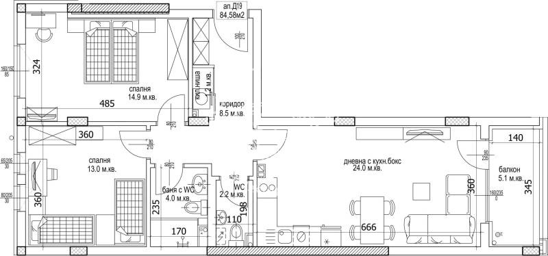 Продава 3-СТАЕН, гр. Варна, Кайсиева градина, снимка 2 - Апартаменти - 52167510