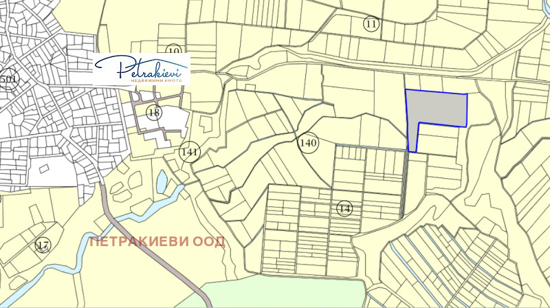 Продава ЗЕМЕДЕЛСКА ЗЕМЯ в област Бургас, с. Страцин - 38 дка / 76 000 € » 148 643.08 лв., ПЕТРАКИЕВИ ООД