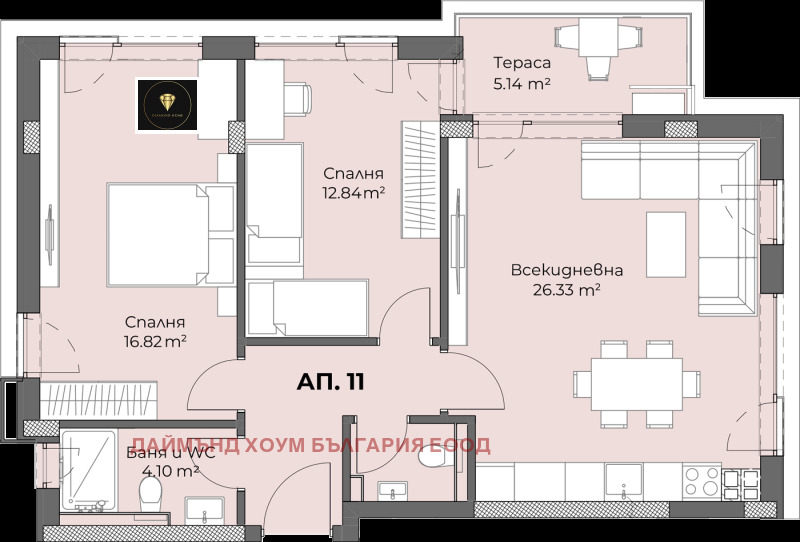 Продава 3-СТАЕН, гр. Пловдив, Христо Смирненски, снимка 3 - Aпартаменти - 49542332