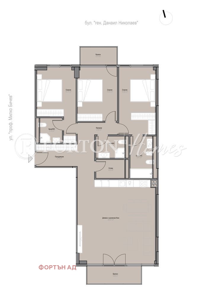 Продава 4-СТАЕН, гр. София, Оборище, снимка 2 - Апартаменти - 55727248
