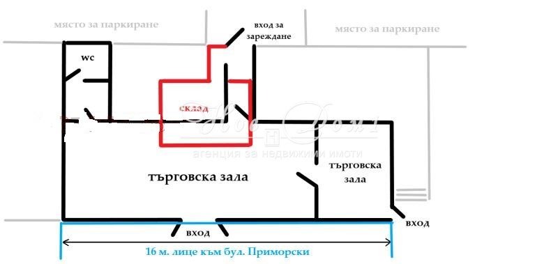 Til salgs  Butikk Varna , SjP Gara , 155 kvm | 24309343 - bilde [2]