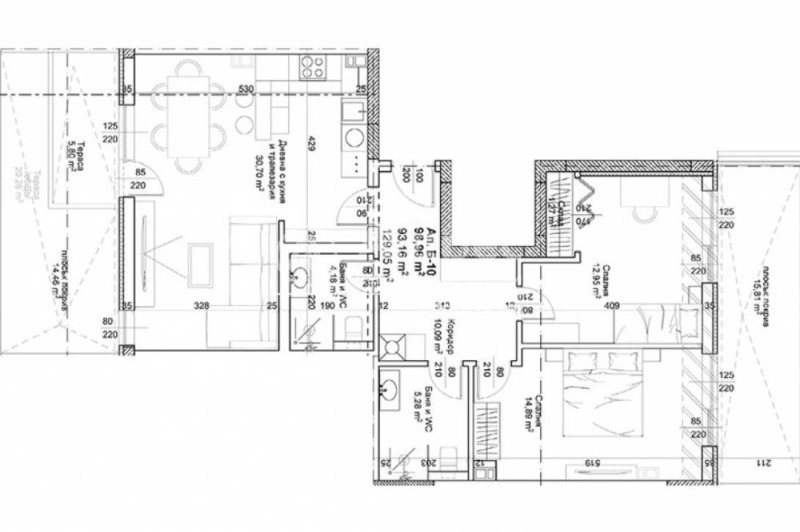 Продава 3-СТАЕН, гр. Пловдив, Христо Смирненски, снимка 2 - Aпартаменти - 45281411