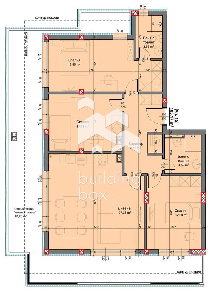 Na sprzedaż  3 sypialnie Warna , Winica , 119 mkw | 24264513 - obraz [2]