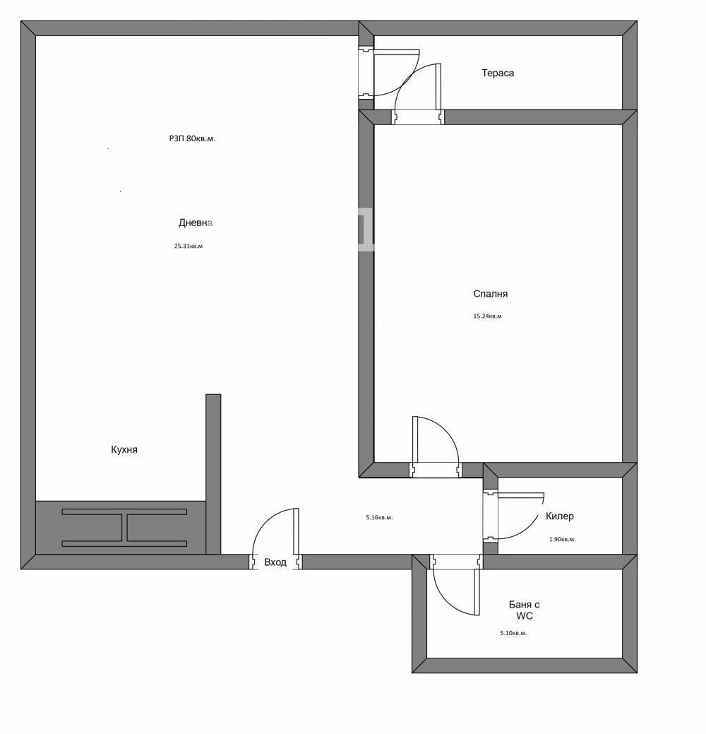 Продава 2-СТАЕН, гр. София, Кръстова вада, снимка 4 - Апартаменти - 56459910