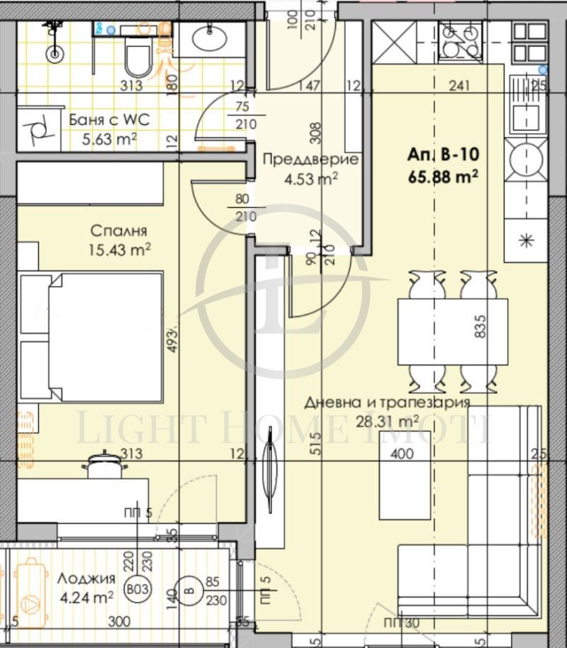 À venda  1 quarto Plovdiv , Karchiiaka , 80 m² | 92293103 - imagem [3]