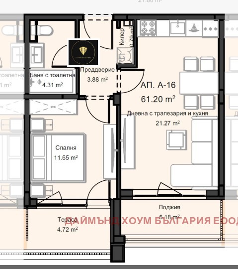 Продава 2-СТАЕН, гр. Пловдив, Остромила, снимка 2 - Апартаменти - 52455660