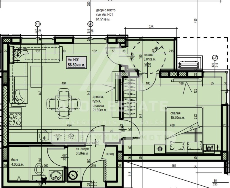 Продава 2-СТАЕН, гр. Пловдив, Южен, снимка 3 - Апартаменти - 53446117