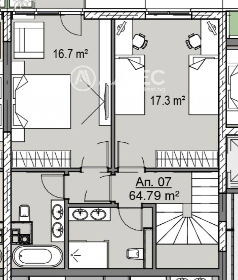 Eladó  2 hálószobás Sofia , Krastova vada , 146 négyzetméter | 45718298 - kép [3]