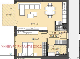 Продава  2-стаен, град София
