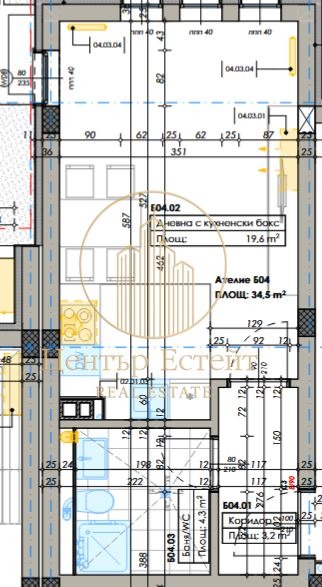 Myytävänä  Studio Pleven , Mara Dentševa , 40 neliömetriä | 63217904 - kuva [3]