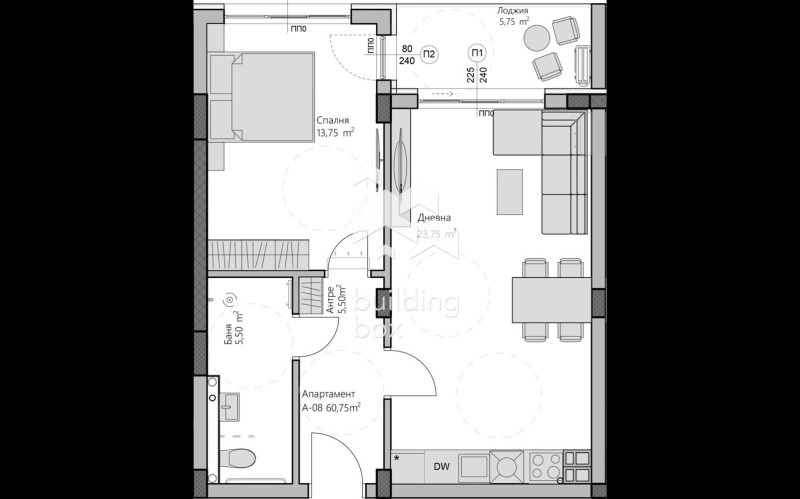 Продава 2-СТАЕН, гр. Пловдив, Христо Смирненски, снимка 2 - Апартаменти - 52401168
