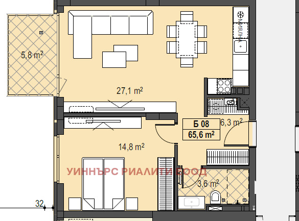 Продава 2-СТАЕН, гр. София, Бояна