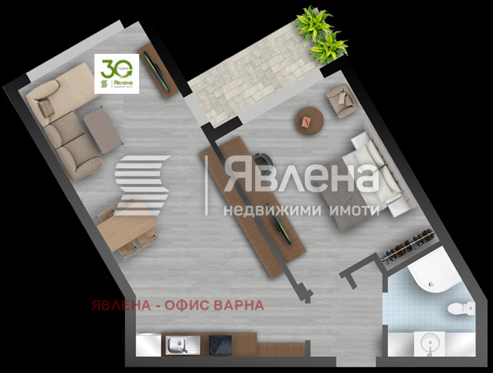 Продава 2-СТАЕН, гр. Варна, к.к. Св.Св. Константин и Елена, снимка 4 - Апартаменти - 54841751