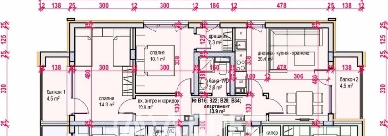 Продава 3-СТАЕН, гр. Бургас, област Бургас, снимка 2 - Апартаменти - 52144881