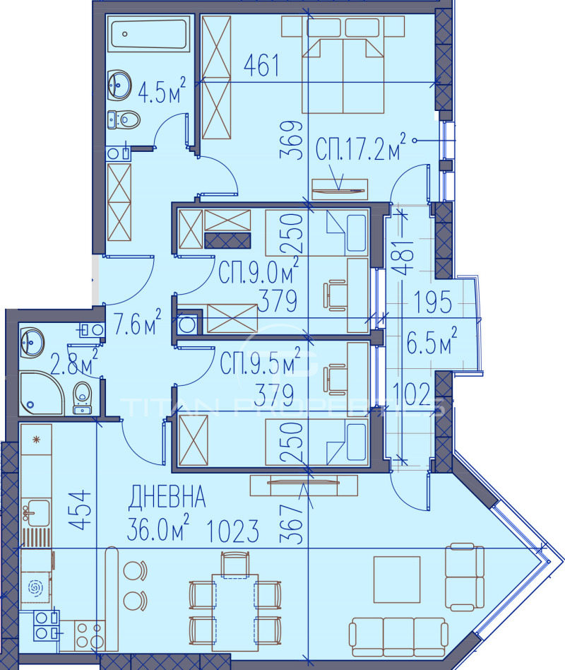 На продаж  3 кімнатна Пловдив , Христо Смирненски , 134 кв.м | 74797858 - зображення [11]