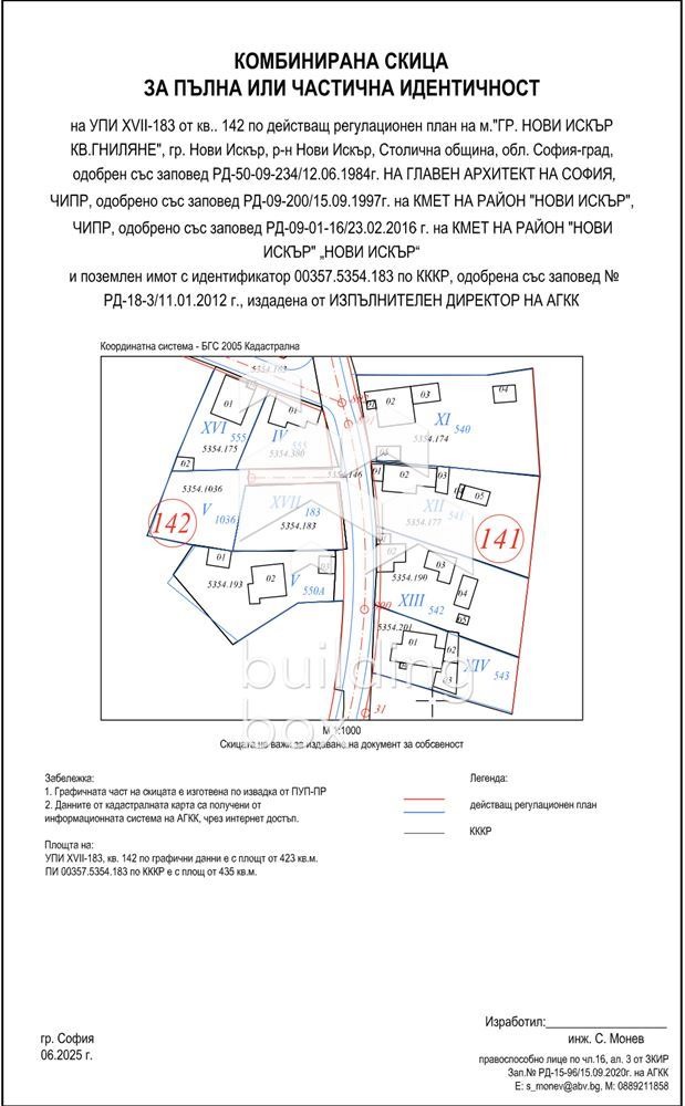 Продава ПАРЦЕЛ, гр. София, гр. Нови Искър, снимка 6 - Парцели - 53709586