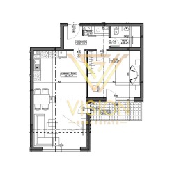 Te koop 1 slaapkamer