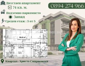 1 спальня Христо Смирненски, Пловдив