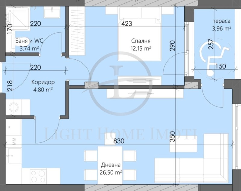 Til salg  1 soveværelse Plovdiv , Karshiyaka , 71 kvm | 69663960
