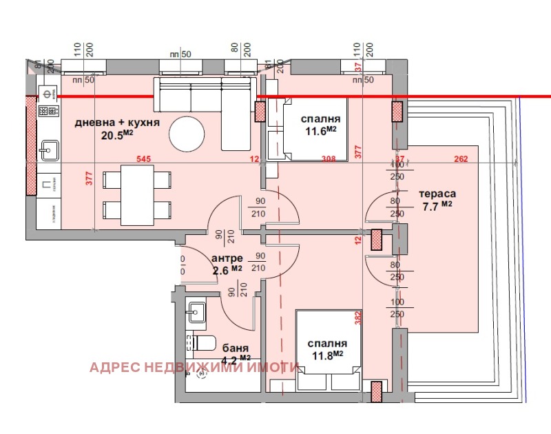 Eladó  2 hálószobás Stara Zagora , Remiza , 83 négyzetméter | 47083134 - kép [2]