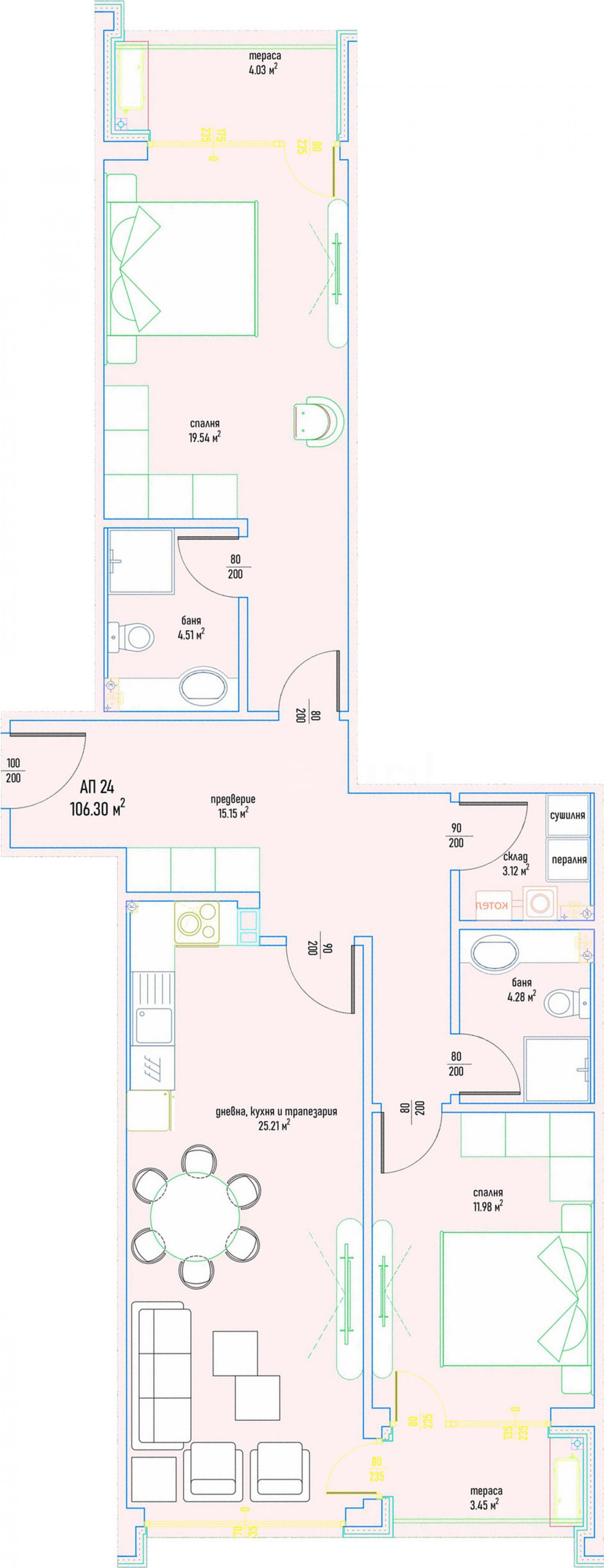 Продава 3-СТАЕН, гр. София, Малинова долина, снимка 7 - Апартаменти - 52233609
