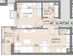 1 slaapkamer Meden rudnik - zona V, Burgas