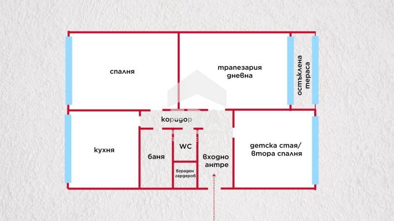 Продава 3-СТАЕН, гр. Разград, Орел, снимка 14 - Aпартаменти - 48225748