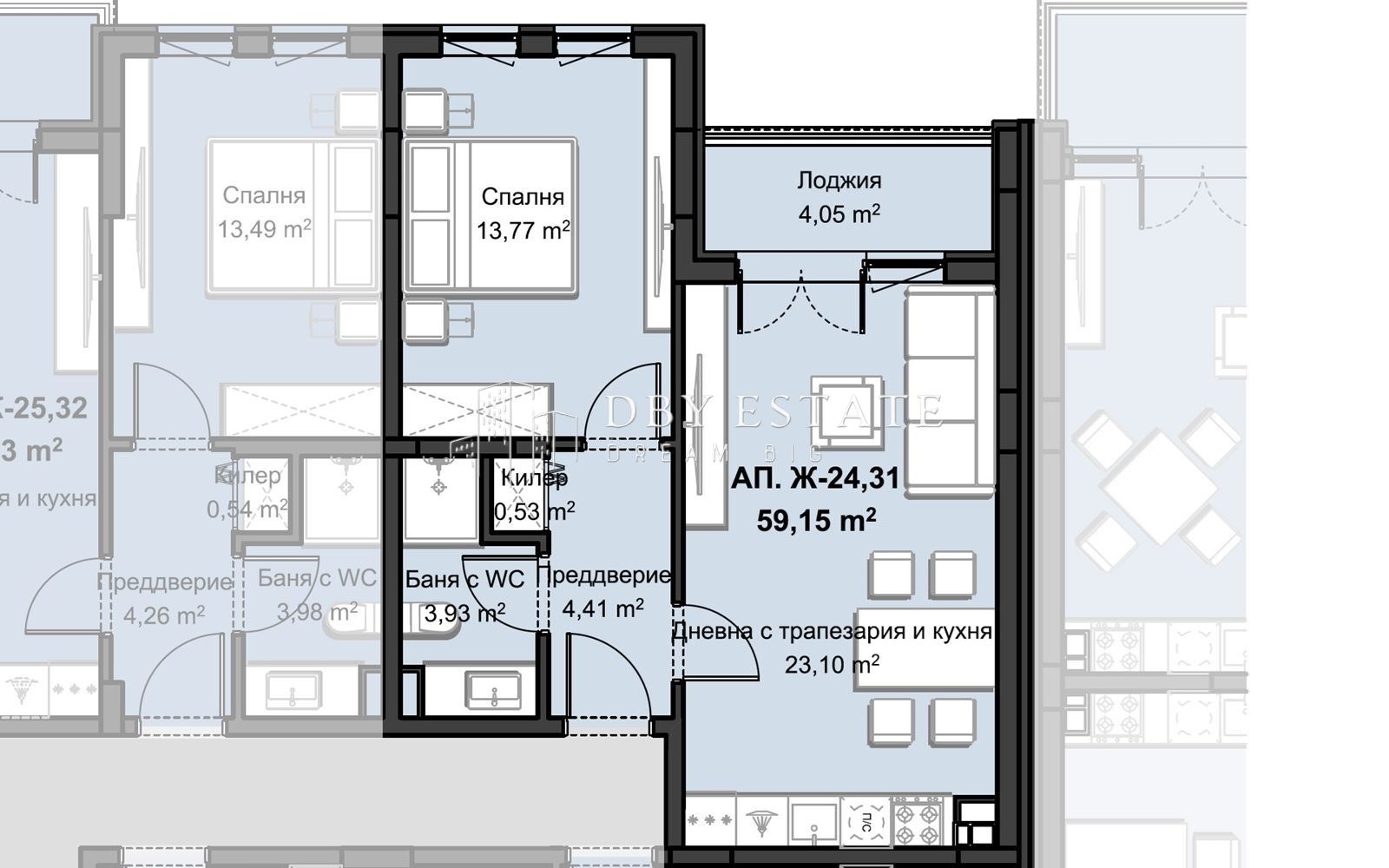 Продава 2-СТАЕН, гр. Пловдив, Христо Смирненски, снимка 2 - Апартаменти - 53705906