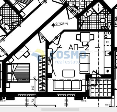 Na prodej  1 ložnice Burgas , Meden rudnik - zona B , 72 m2 | 97037314 - obraz [2]