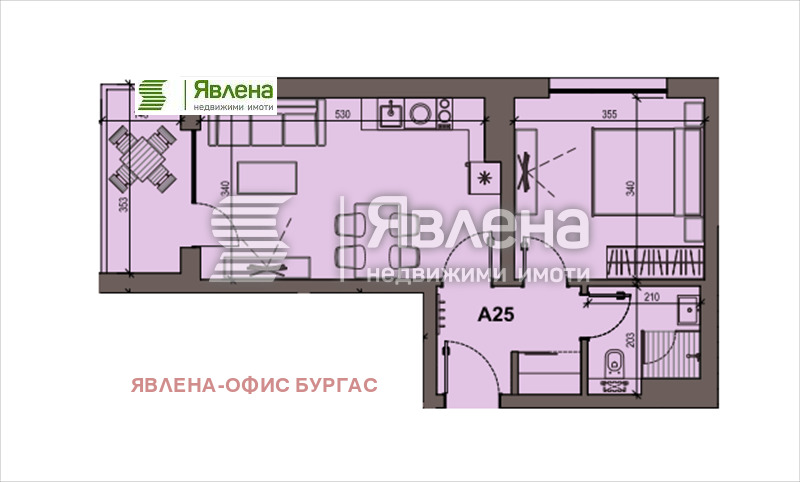 Продава 2-СТАЕН, гр. Бургас, Сарафово, снимка 7 - Aпартаменти - 48326844