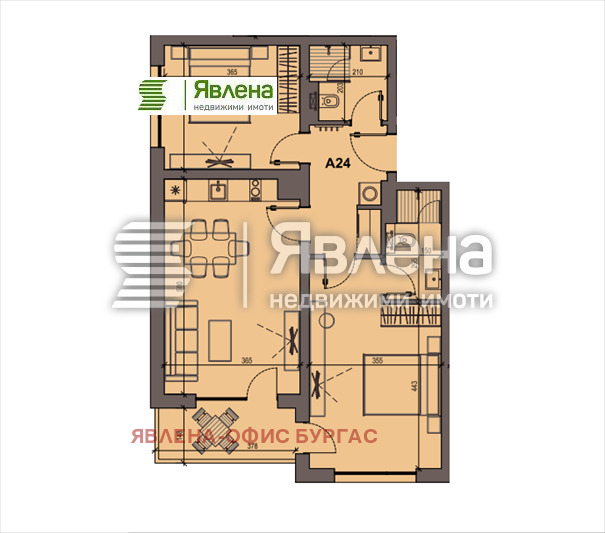 En venta  2 dormitorios Burgas , Sarafovo , 95 metros cuadrados | 70950063 - imagen [2]