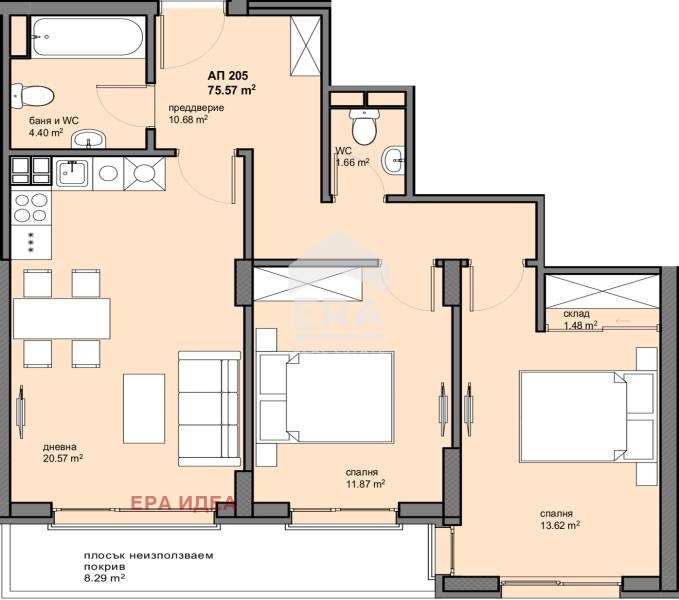Продава 3-СТАЕН, гр. София, Левски Г, снимка 2 - Апартаменти - 54503526