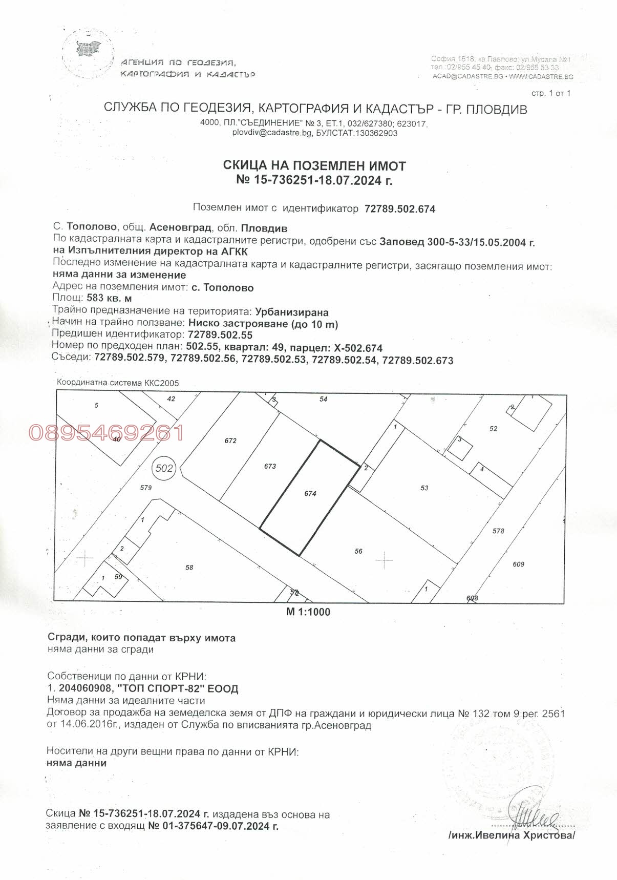 Продава ПАРЦЕЛ, гр. Асеновград, област Пловдив