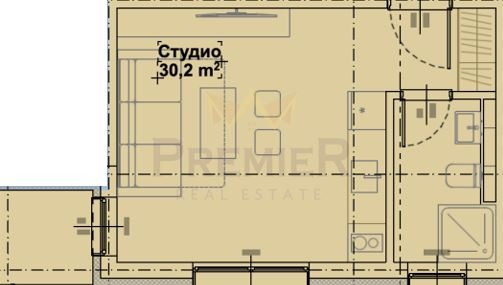 Na prodej  Studio oblast Burgas , Primorsko , 36 m2 | 76365277 - obraz [3]