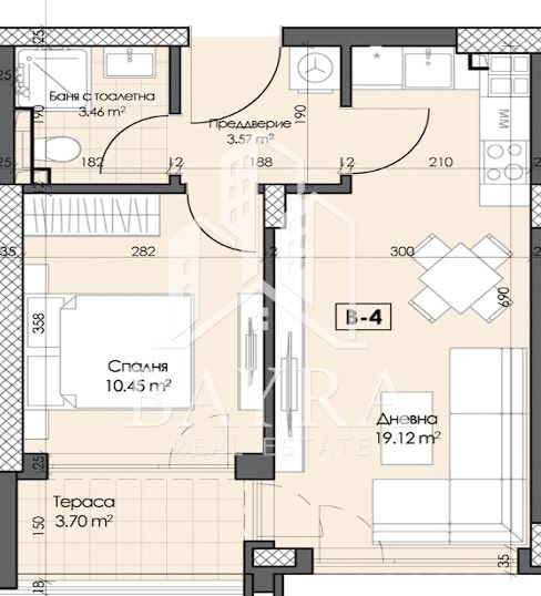 In vendita  1 camera da letto Plovdiv , Gagarin , 61 mq | 67434257 - Immagine [3]