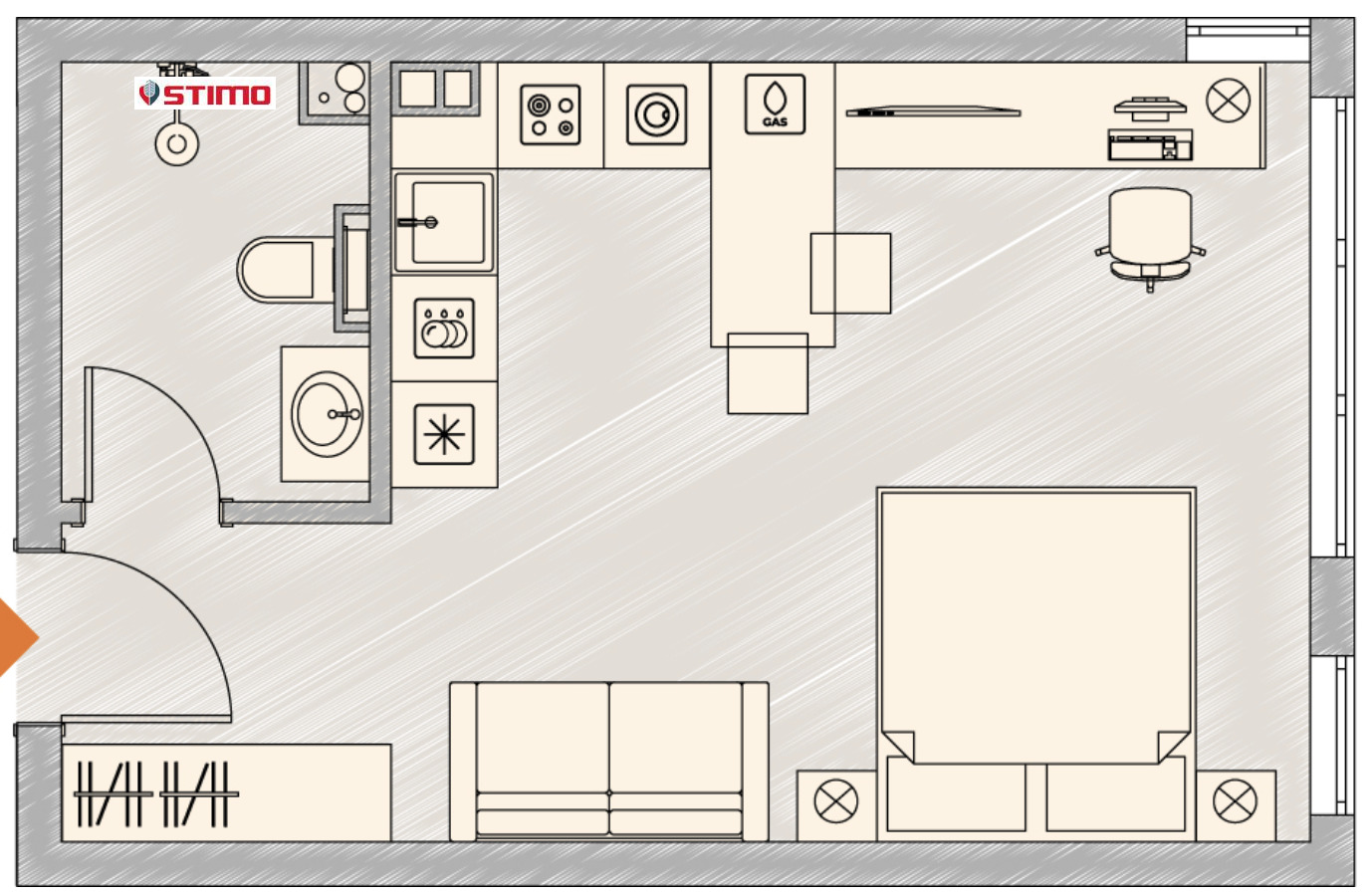 Продава 1-СТАЕН, гр. София, Малинова долина, снимка 13 - Апартаменти - 54256985