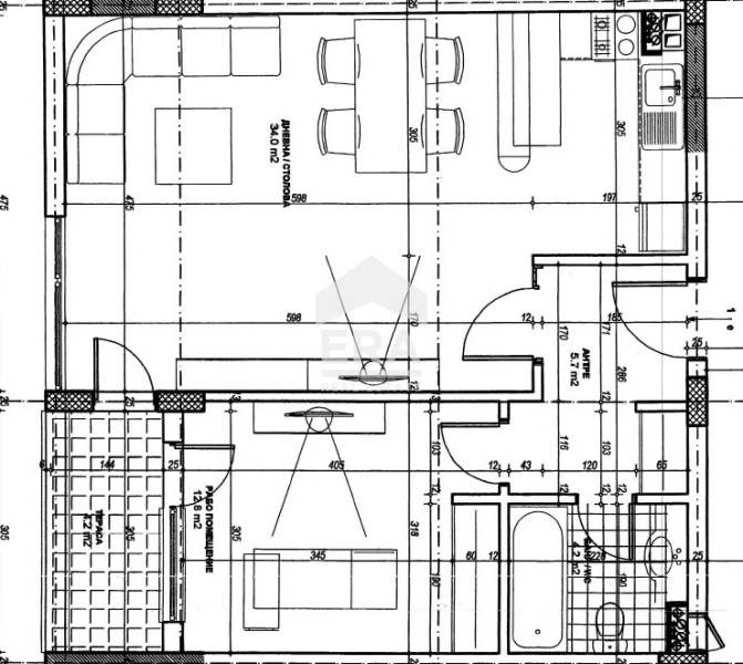 In vendita  1 camera da letto Sofia , Simeonovo , 78 mq | 18935384 - Immagine [9]