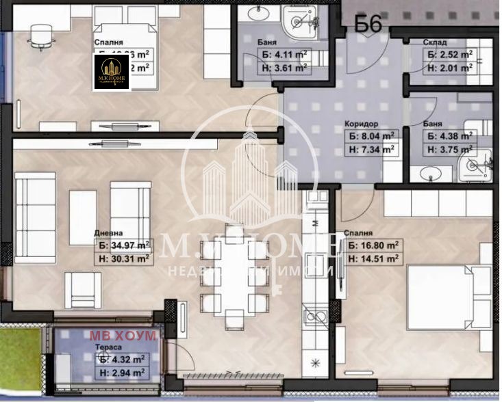 Продава 3-СТАЕН, гр. София, Надежда 3, снимка 2 - Апартаменти - 53595261