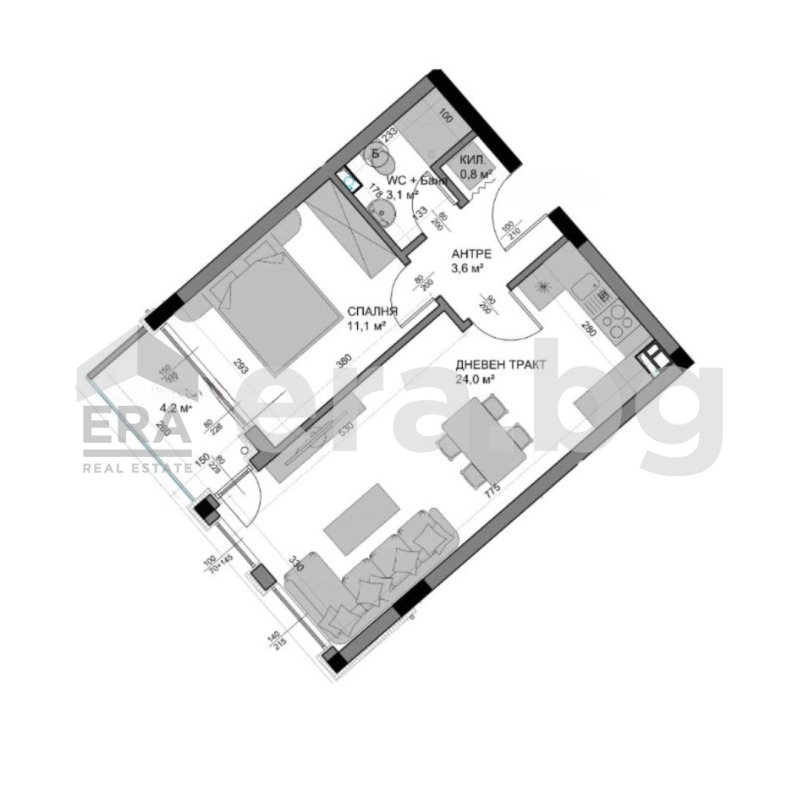 Продава  2-стаен град Варна , Владислав Варненчик 2 , 54 кв.м | 48866962 - изображение [2]