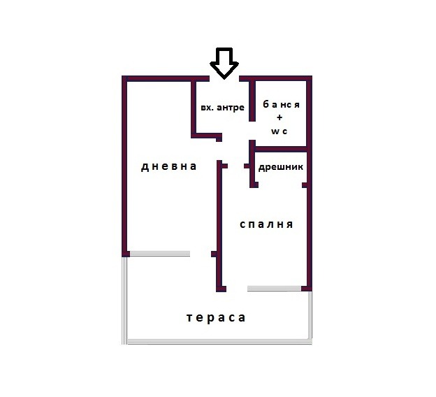 Продава 2-СТАЕН, гр. Варна, Виница, снимка 2 - Aпартаменти - 47446221